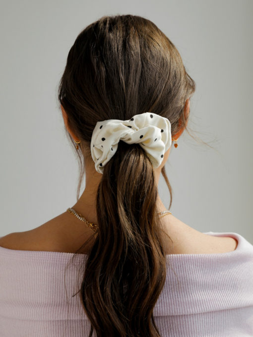 Bow Bliss Scrunchie ICRUSH Gold/Silver