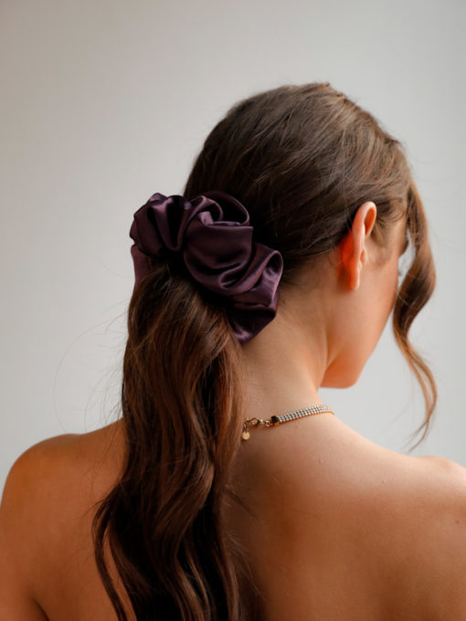 Crimson Touch Scrunchie ICRUSH Gold/Silver