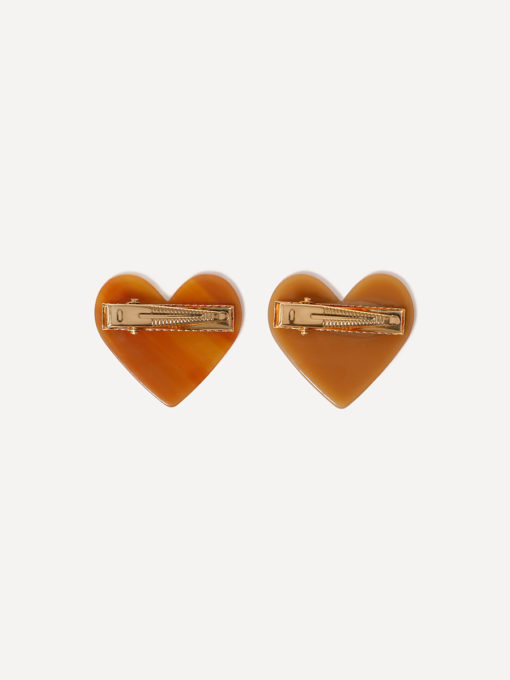 Sweet Heart Set Hairpin ICRUSH Gold/Silver