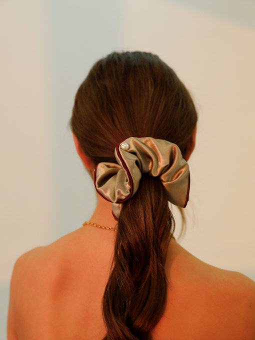 Delicate Love Scrunchie ICRUSH Gold/Silver