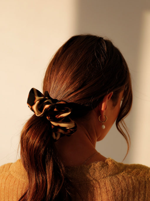 Wild Beauty Scrunchie ICRUSH Gold/Silver