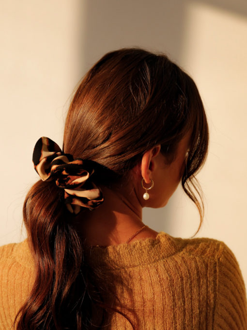 Wild Beauty Scrunchie ICRUSH Gold/Silver