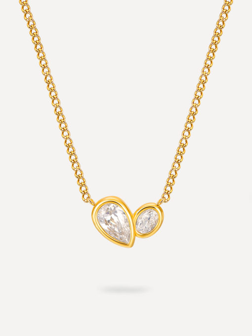 You and me Kette Gold ICRUSH Gold/Silver