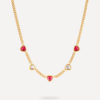 Blazing Love Kette Gold ICRUSH Gold/Silver