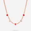 Blazing Love Kette Rosegold ICRUSH Gold/Silver