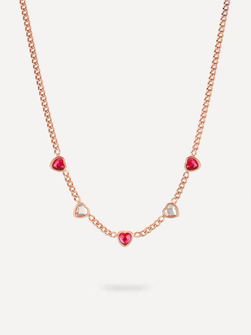 Blazing Love Kette Rosegold ICRUSH Gold/Silver