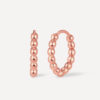 Double Earcuff Ohrringe Rosegold ICRUSH Gold/Silver