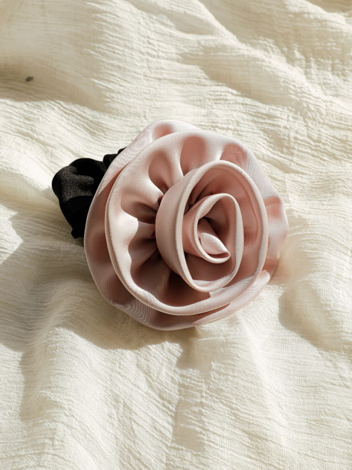 Blooming Rose Scrunchie ICRUSH Gold/Silver