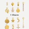 2 Charms Bundle Gold ICRUSH Gold/Silver