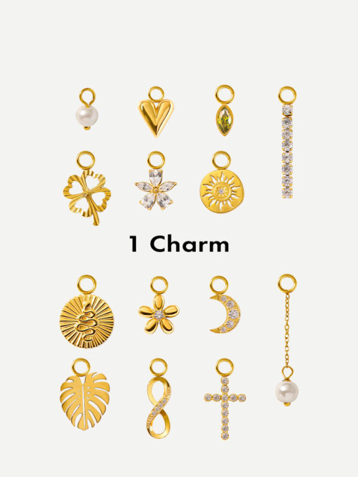 2 Charms Bundle Gold ICRUSH Gold/Silver