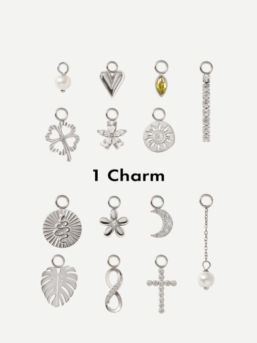 2 Charms Bundle Silber ICRUSH Gold/Silver