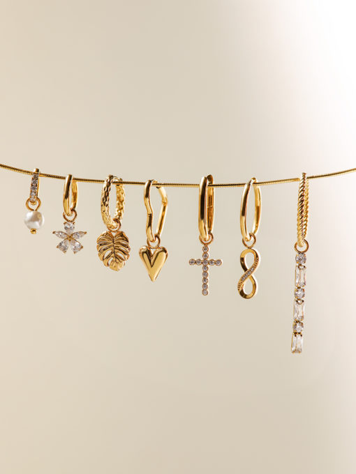 Classic Hoops & Charms Bundle Gold ICRUSH Gold/Silver