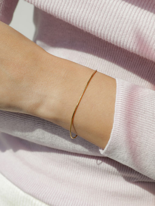 Modern Sleek ARMBAND Gold ICRUSH Gold/Silver