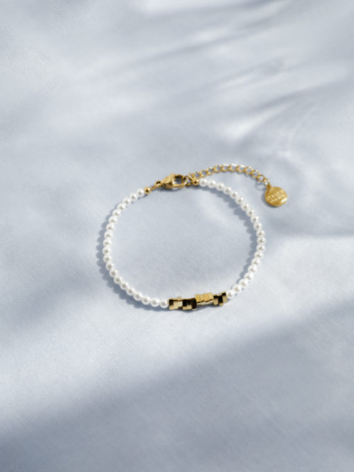 Fragments Pearl ARMBAND Gold ICRUSH Gold/Silver